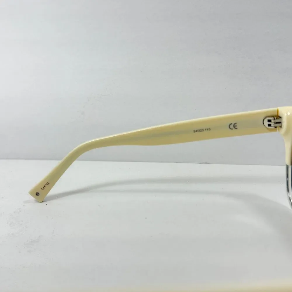 KENDALL + KYLIE Cassie Women's Cream Clear Frames Grey Lens Sunglasses